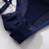 Erotic Seductive Bodysuits / Sexy Mesh Clothing with Long Gloves / Female Skinny Outfits - EVE's SECRETS