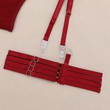 Erotic Seductive Bodysuits / Sexy Mesh Clothing with Long Gloves / Female Skinny Outfits - EVE's SECRETS