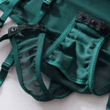 Erotic Seductive Bodysuits / Sexy Mesh Clothing with Long Gloves / Female Skinny Outfits - EVE's SECRETS