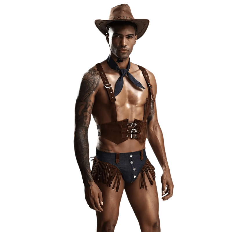 Erotic Cowboy Cosplay Suit / Western Style Uniform for Men - EVE's SECRETS