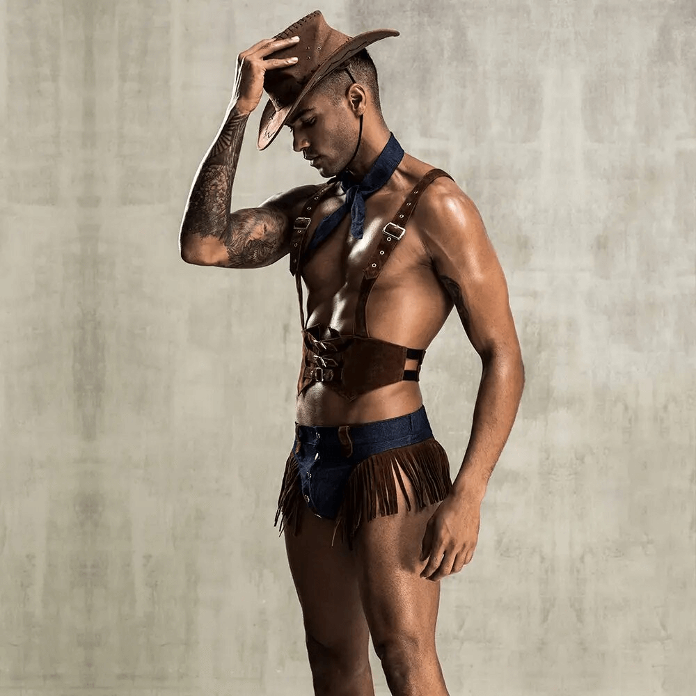 Erotic Cowboy Cosplay Suit / Western Style Uniform for Men - EVE's SECRETS