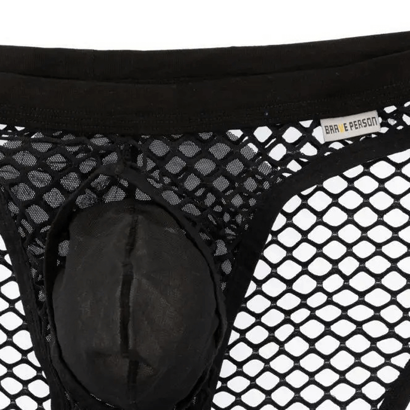 Erotic Mesh Men's Underwear Brief with Breathable Penis Pouch - EVE's SECRETS