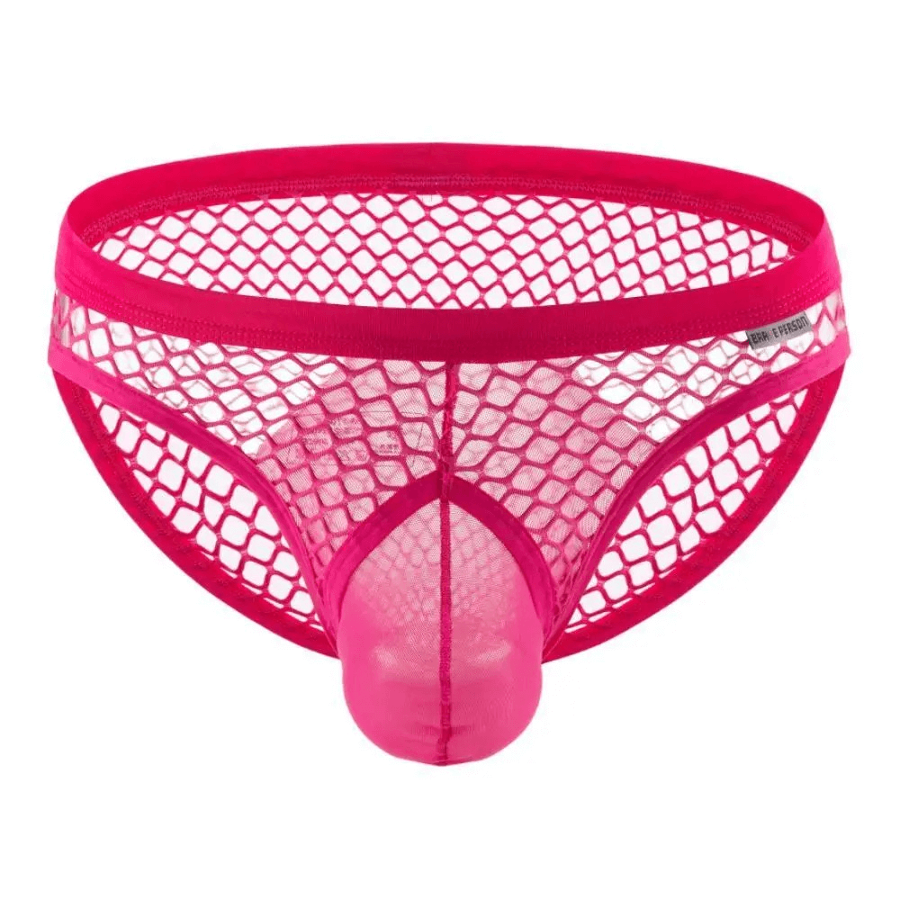 Erotic Mesh Men's Underwear Brief with Breathable Penis Pouch - EVE's SECRETS