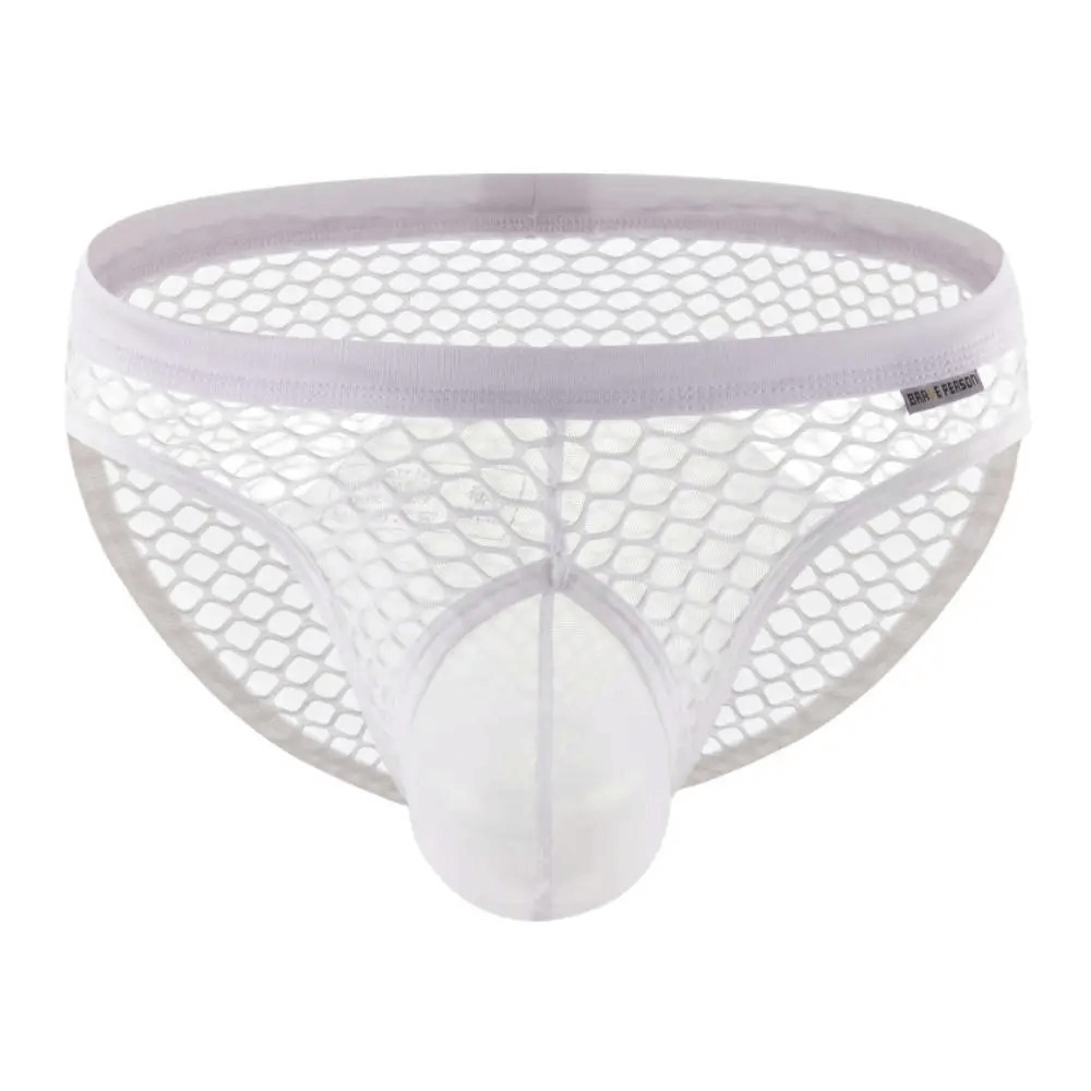 Erotic Mesh Men's Underwear Brief with Breathable Penis Pouch - EVE's SECRETS