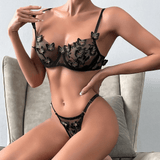 Erotic See Through Lingerie Sets / Female Sexy Lace Underwear - EVE's SECRETS