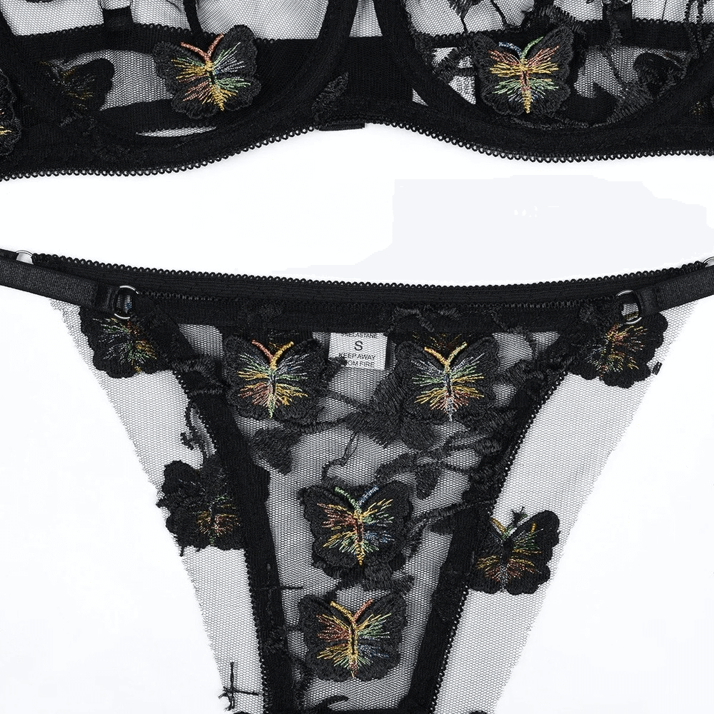 Erotic See Through Lingerie Sets / Female Sexy Lace Underwear - EVE's SECRETS