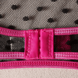 Women's Erotic Lingerie with Polka Dot Pattern / Transparent Bra and Panty / Sexy Intimate Underwear - EVE's SECRETS