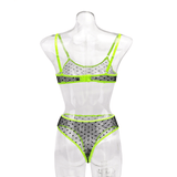 Erotic Women's Lingerie with Dot / Transparent Bra And Panty / Sexy Intimate Lace Underwear - EVE's SECRETS