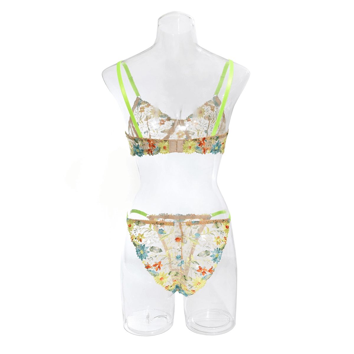 Exotic Lingerie Set for Ladies / Transparent Push Up Bra / Lace Erotic Outfits - EVE's SECRETS