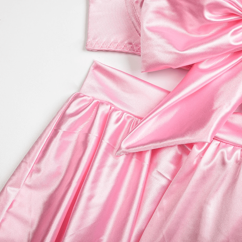 Fancy Satin Lingerie for Women / Sexy Exotic Outfit with Open Bra - EVE's SECRETS