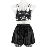 Fancy Satin Lingerie for Women / Sexy Exotic Outfit with Open Bra - EVE's SECRETS