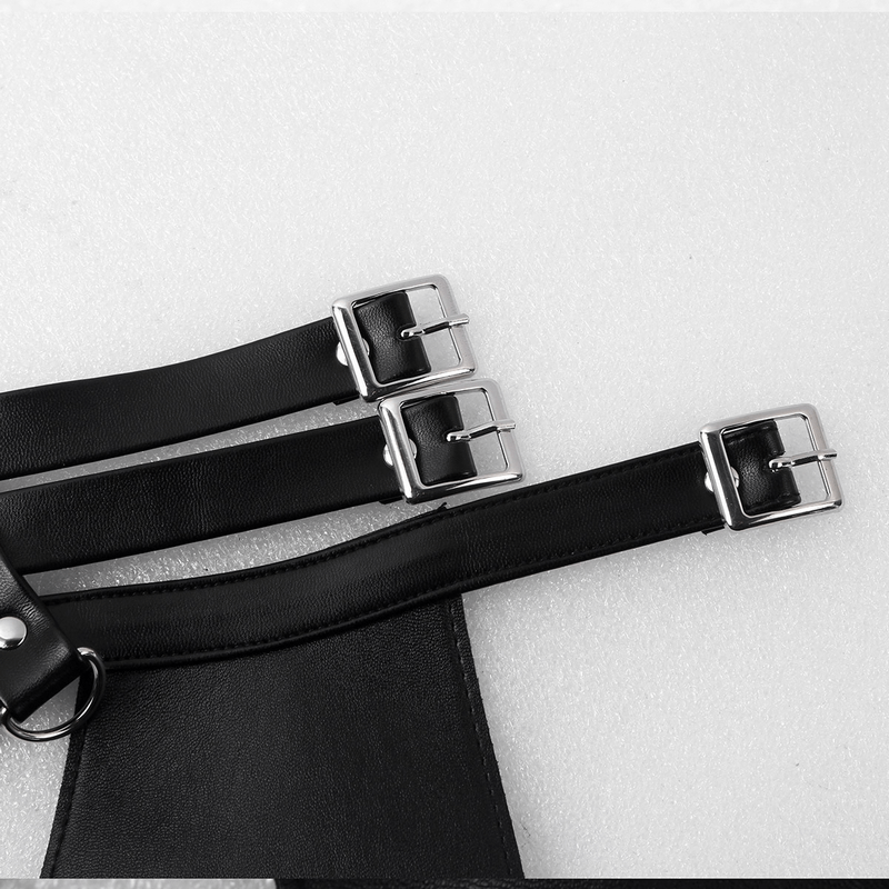 Faux Leather Body Chest Harness / Slim Fit Top Harness / Male Cosplay Costume Bondage - EVE's SECRETS