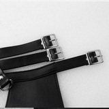 Faux Leather Body Chest Harness / Slim Fit Top Harness / Male Cosplay Costume Bondage - EVE's SECRETS