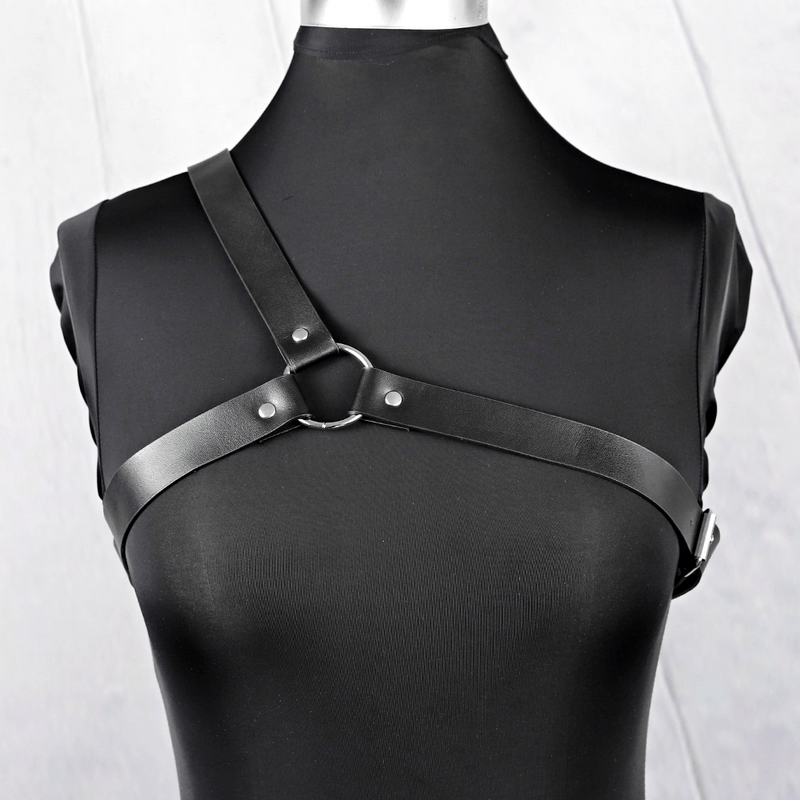 Female PU Leather Shoulder Harness / Women's Body Straps Lingerie Accessories - EVE's SECRETS