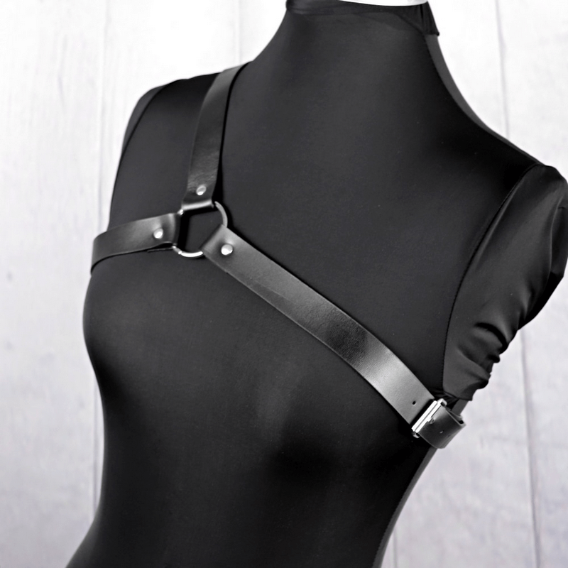 Female PU Leather Shoulder Harness / Women's Body Straps Lingerie Accessories - EVE's SECRETS