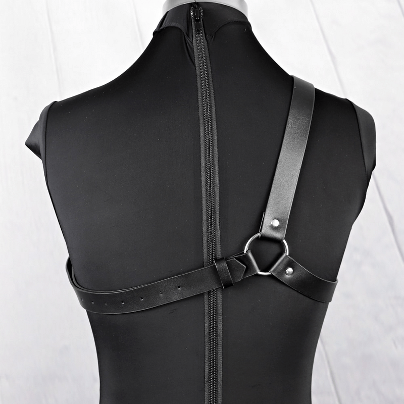 Female PU Leather Shoulder Harness / Women's Body Straps Lingerie Accessories - EVE's SECRETS