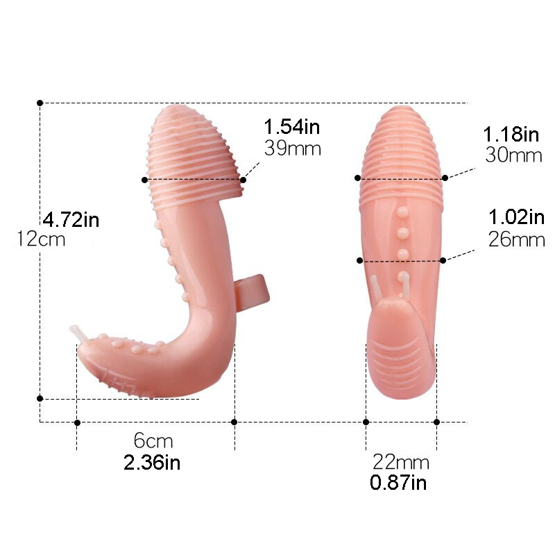 Female Silicone Masturbator / G-Spot Massager For Women / Finger Clitoris Stimulator - EVE's SECRETS