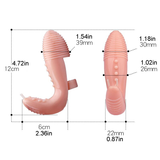 Female Silicone Masturbator / G-Spot Massager For Women / Finger Clitoris Stimulator - EVE's SECRETS