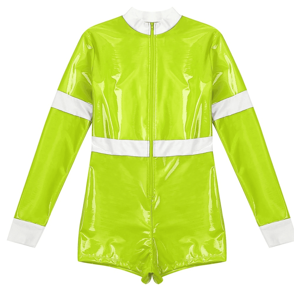 Firefighter Costume for Ladies / Sexy Long Sleeve Bodysuit