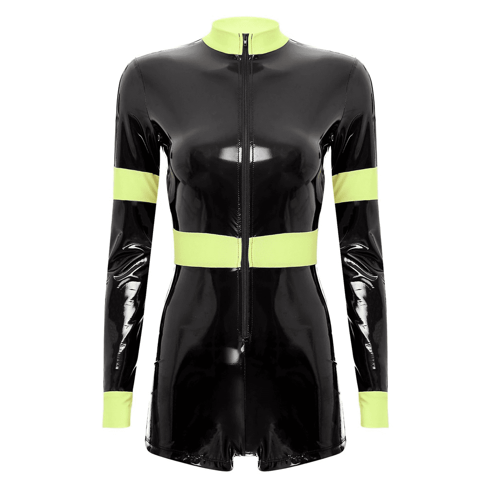 Firefighter Costume for Ladies / Sexy Long Sleeve Bodysuit
