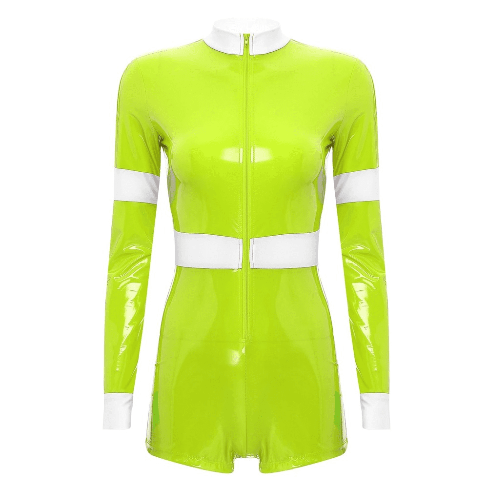 Firefighter Costume for Ladies / Sexy Long Sleeve Bodysuit
