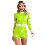 Firefighter Costume for Ladies / Sexy Long Sleeve Bodysuit