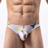 Floral Print Men's Briefs - Quick Dry, Comfort Fit - EVE's SECRETS