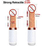 Automatic Thrusting Vibrator with Suction Cup / Hands-Free Heating Realistic Dildo / Adult Sex Toys - EVE's SECRETS