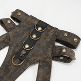 Gothic Body Harness Adorned with Metal Chains