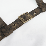 Gothic Body Harness Adorned with Metal Chains