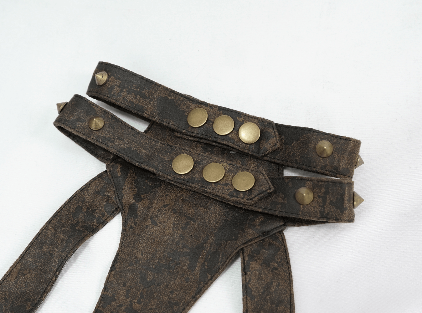 Gothic Body Harness Adorned with Metal Chains