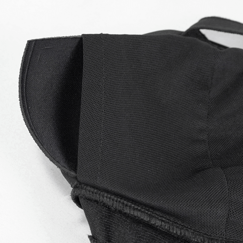 Gothic Lace-up Neckline Bikini Top / Women's Beachwear