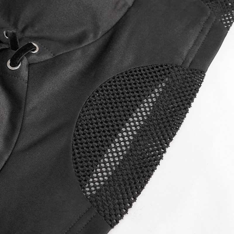 Gothic Lace-up Neckline Bikini Top / Women's Beachwear