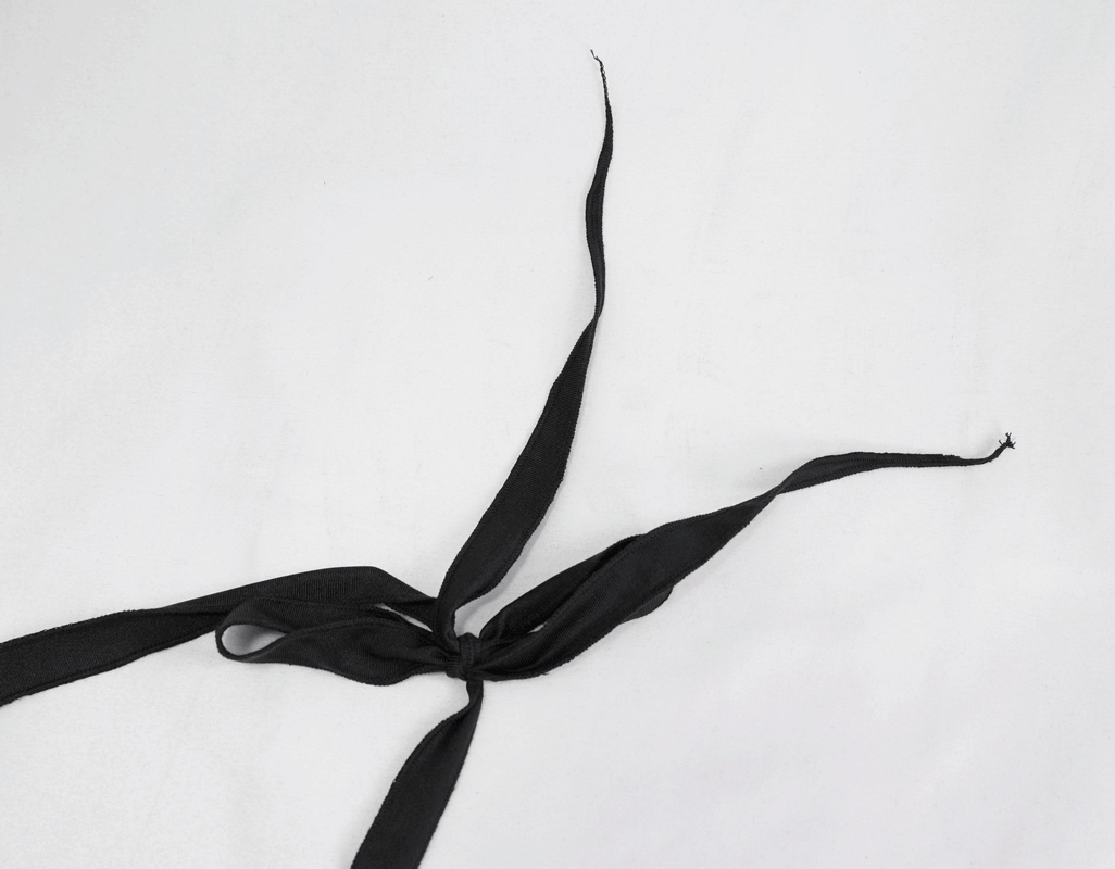 Gothic Lace-up Neckline Bikini Top / Women's Beachwear