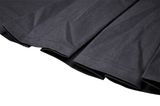 Gothic Pleated Mini Skirt for Women with Cross-Detail