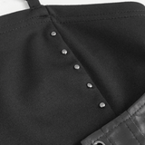 Gothic Punk Spaghetti Strap Camis with Lace-up