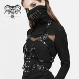 Gothic Style Faux Leather Women's Body Harness