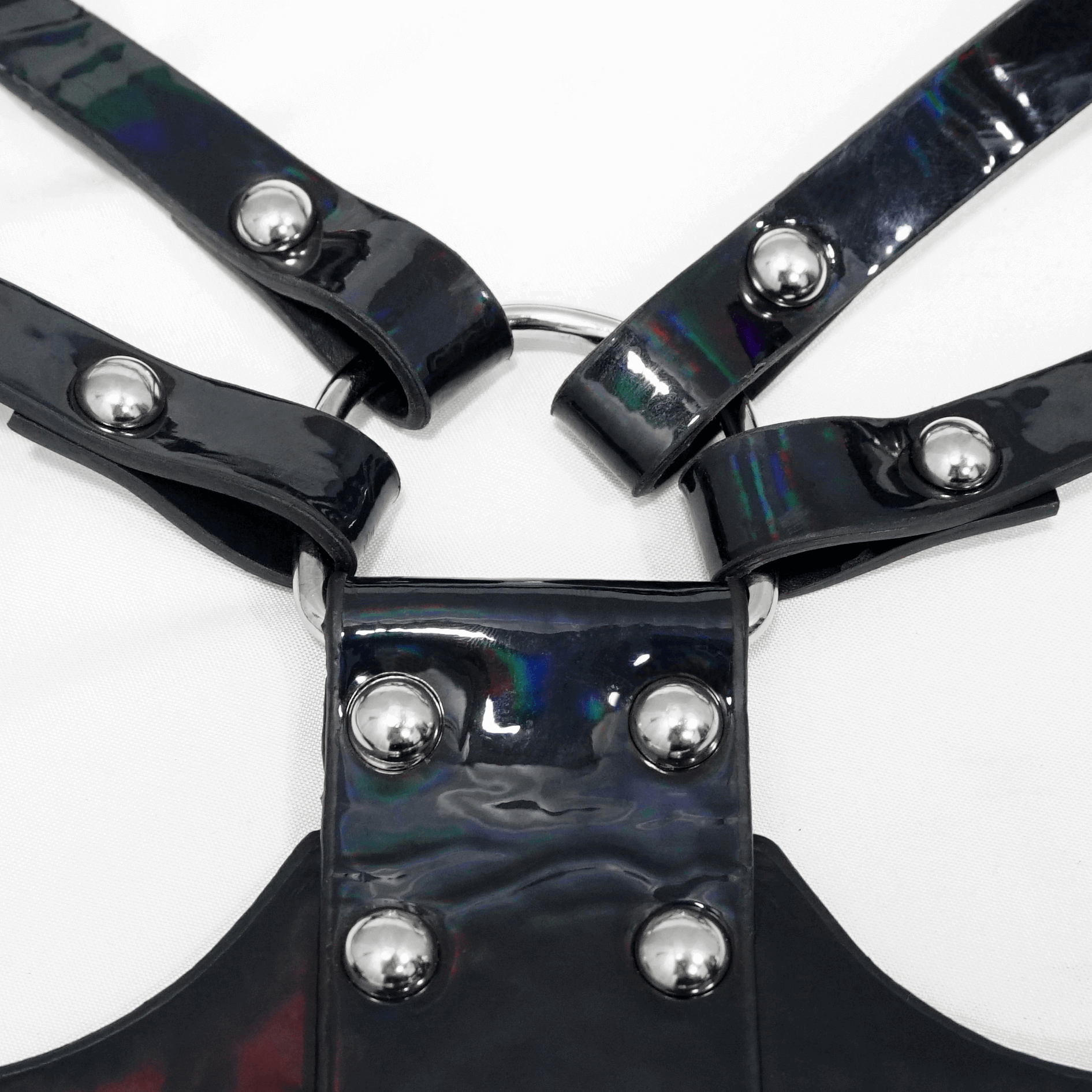 Gothic Style Faux Leather Women's Body Harness