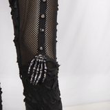 Gothic Tattered Leggings / Women's Fashion Pants