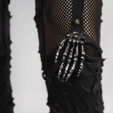 Gothic Tattered Leggings / Women's Fashion Pants