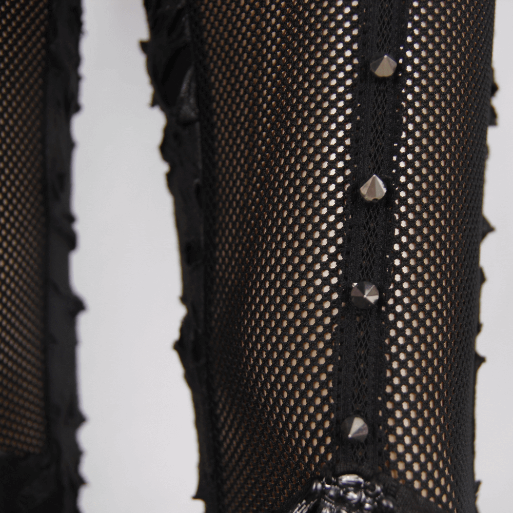 Gothic Tattered Leggings / Women's Fashion Pants