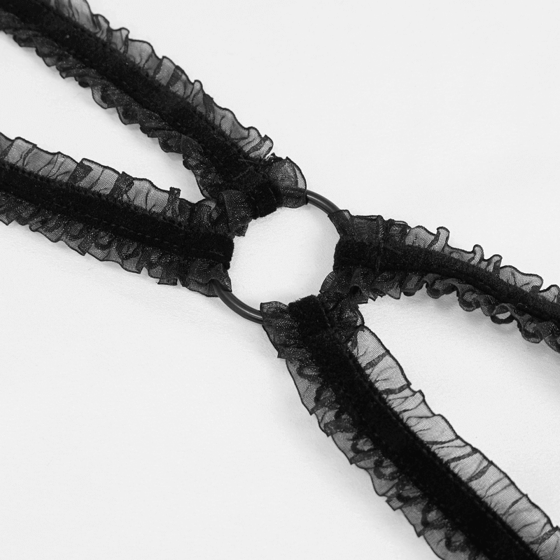 Gothic Two-Piece Split Lingerie / Sexy Hollow Bra for You