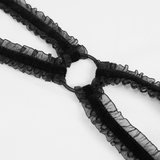 Gothic Two-Piece Split Lingerie / Sexy Hollow Bra for You