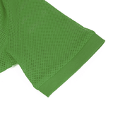 Green Mesh Tee / Men's Sheer O-Neck Shirt / Punk Alternative
