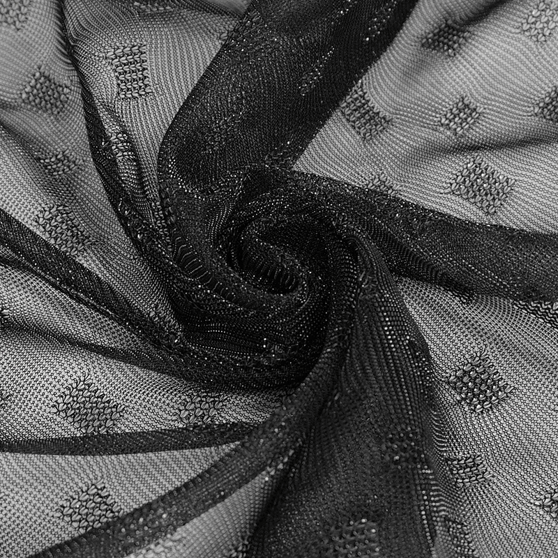 Grunge-Inspired Women's Mesh Skirt with Irregular Layers