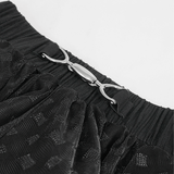 Grunge-Inspired Women's Mesh Skirt with Irregular Layers