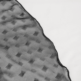 Grunge-Inspired Women's Mesh Skirt with Irregular Layers