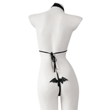Halloween Black Bat Vampire Micro Bikini Costume / Sexy Outfits - EVE's SECRETS