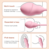 Inflatable Egg Vibrator / Clitoris Stimulator with Remote Control - EVE's SECRETS