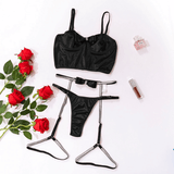 Intimate Sexy Lingerie for Ladies / Fancy Silk Underwear / Push-Up Bra And Panty Garter - EVE's SECRETS